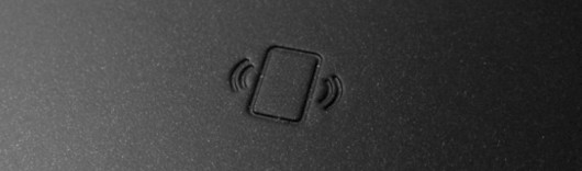 Dell's RFID icon at the Latitude E7240 palm rest